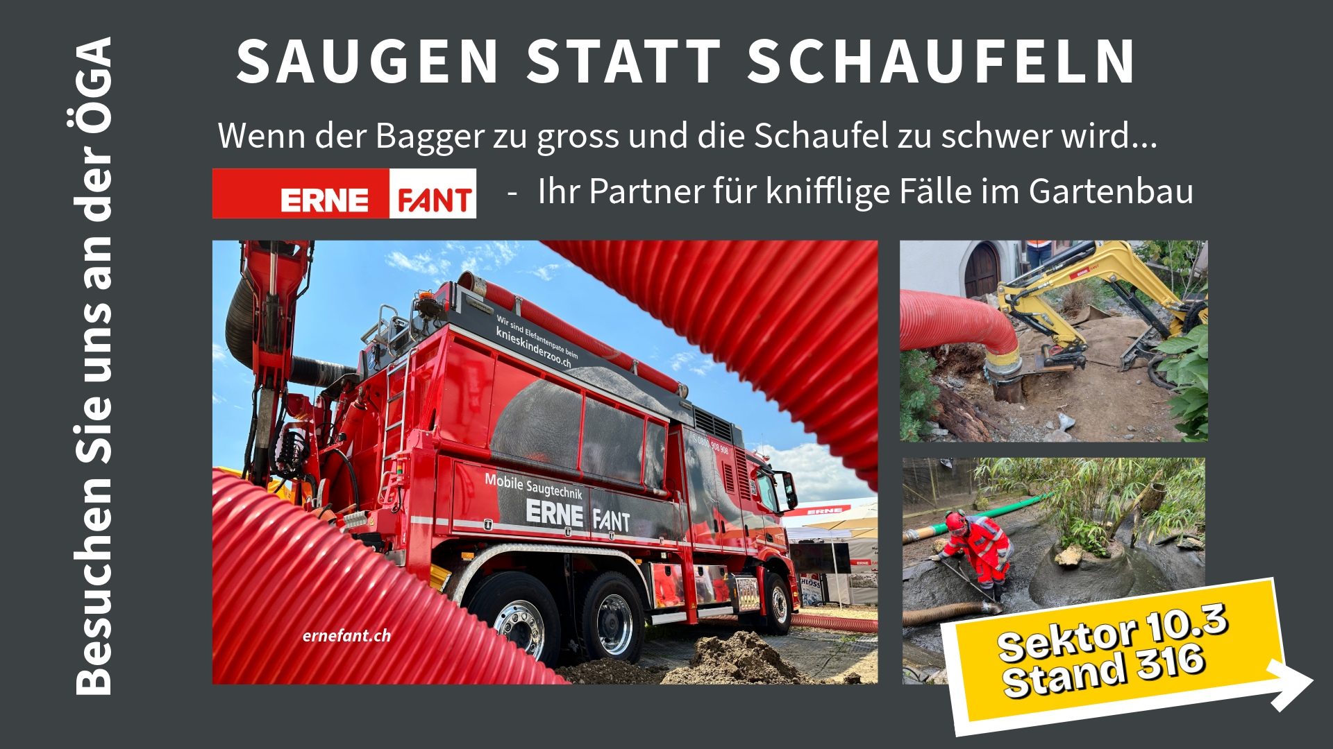 Ernefant-Saugbagger-Messe-öga-gartenbau-2026